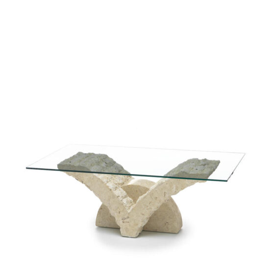 gamma tavolino in pietra fossile