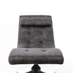 Lounge chaise longue nero