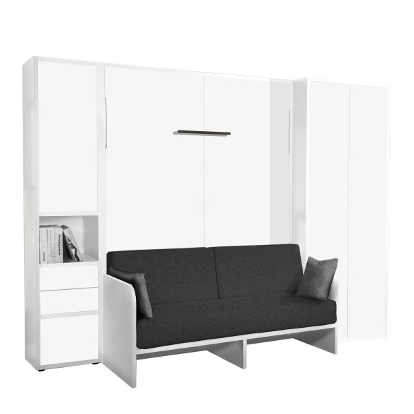 Easy bed letto con divano, armadio e libreria bibi